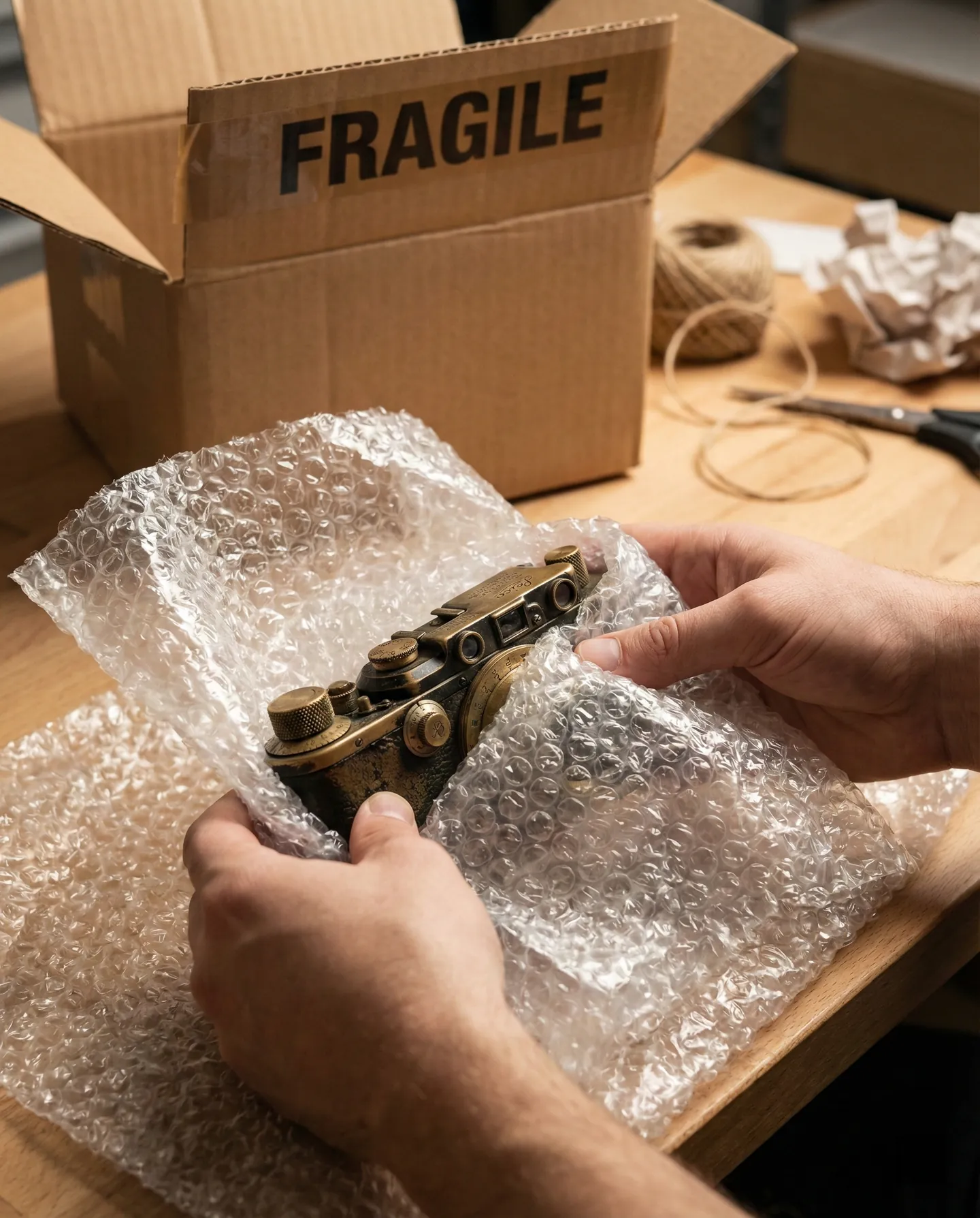 Ambalarea corectă a obiectelor fragile second-hand pentru a rezista transportului internațional