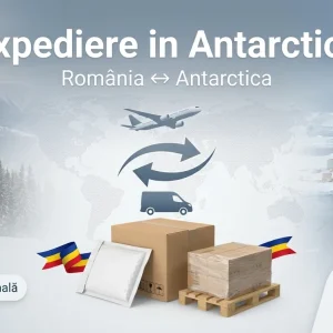Banner Colete Expres pentru ruta Antarctica <-> Romania
