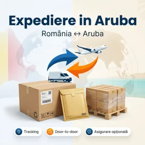 Banner Colete Expres pentru ruta Aruba <-> Romania
