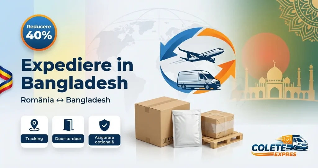 Banner Colete Expres pentru ruta Bangladesh <-> Romania
