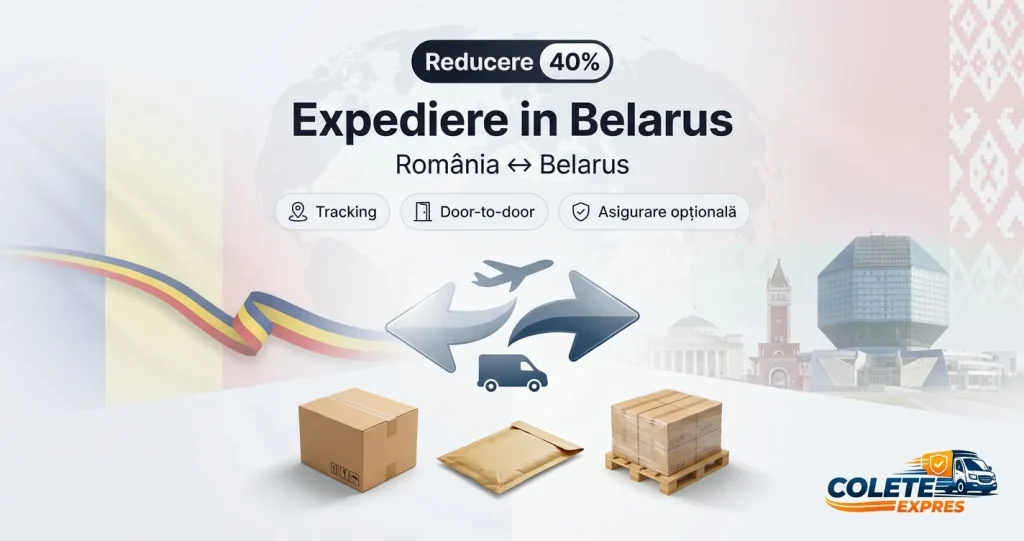 Banner Colete Expres pentru ruta Belarus <-> Romania