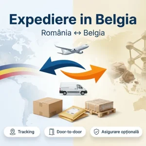 Banner Colete Expres pentru ruta Belgia <-> Romania
