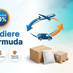 Banner Colete Expres pentru ruta Bermuda <-> Romania