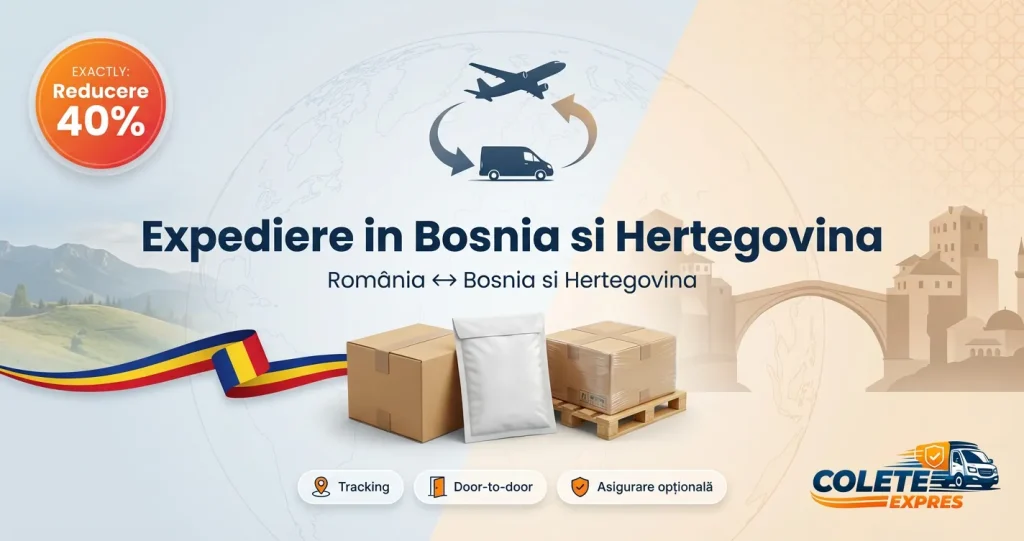 Banner Colete Expres pentru ruta Bosnia si Hertegovina <-> Romania