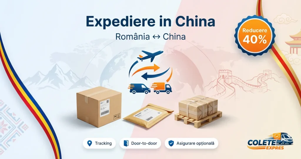 Banner Colete Expres pentru ruta China <-> Romania