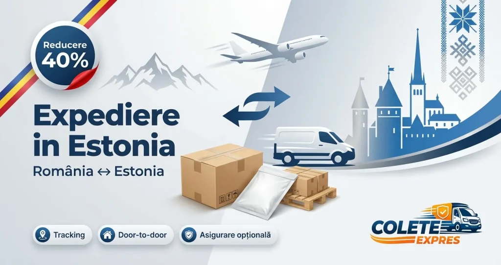 Banner Colete Expres pentru ruta Estonia <-> Romania