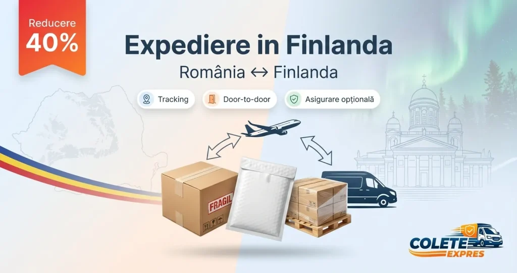 Banner Colete Expres pentru ruta Finlanda <-> Romania