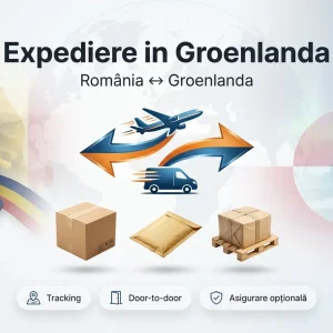 Banner Colete Expres pentru ruta Groenlanda <-> Romania