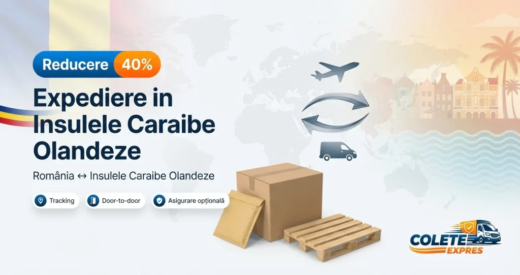 Banner Colete Expres pentru ruta Insulele Caraibe Olandeze <-> Romania