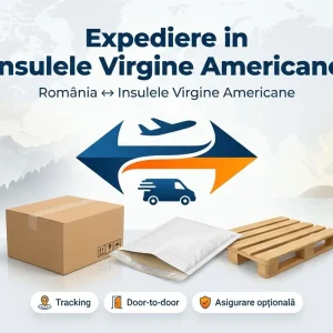 Banner Colete Expres pentru ruta Insulele Virgine Americane <-> Romania