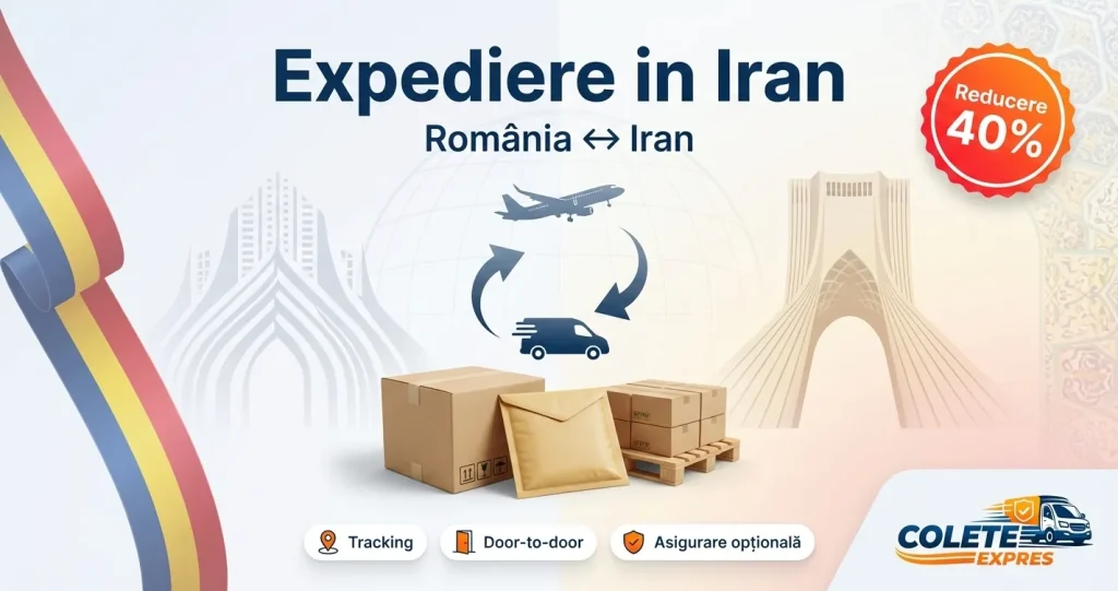 Banner Colete Expres pentru ruta Iran <-> Romania