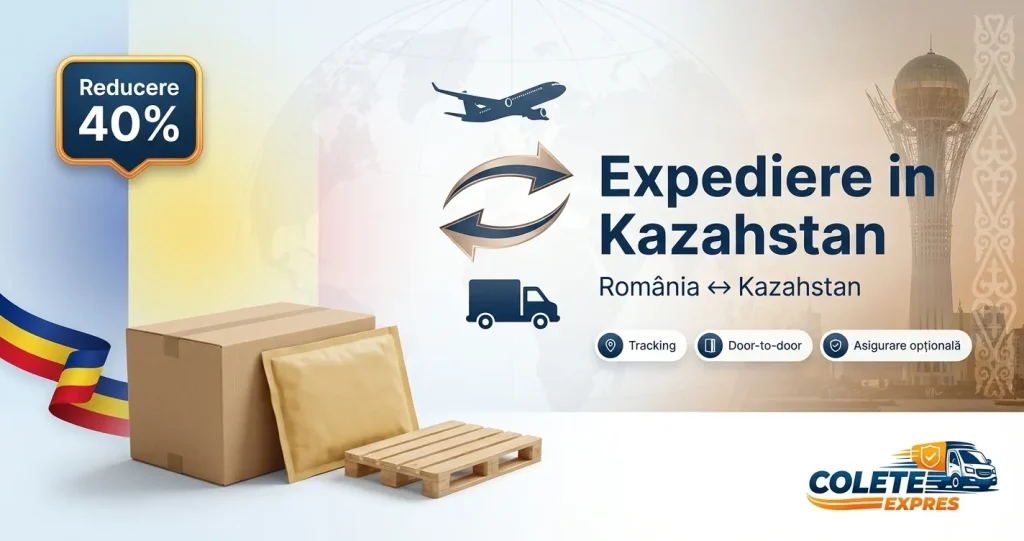 Banner Colete Expres pentru ruta Kazahstan <-> Romania