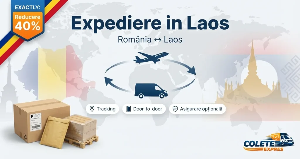 Banner Colete Expres pentru ruta Laos <-> Romania