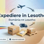 Banner Colete Expres pentru ruta Lesotho  Romania