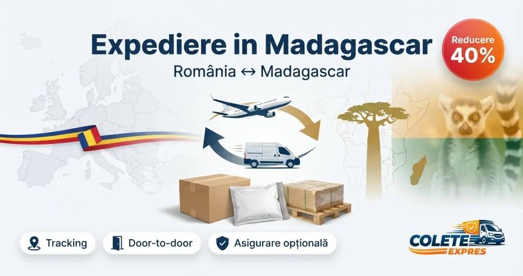 Banner Colete Expres pentru ruta Madagascar <-> Romania