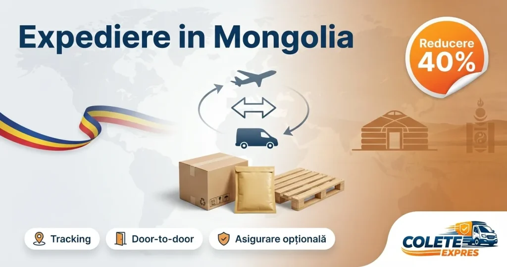 Banner Colete Expres pentru ruta Mongolia <-> Romania