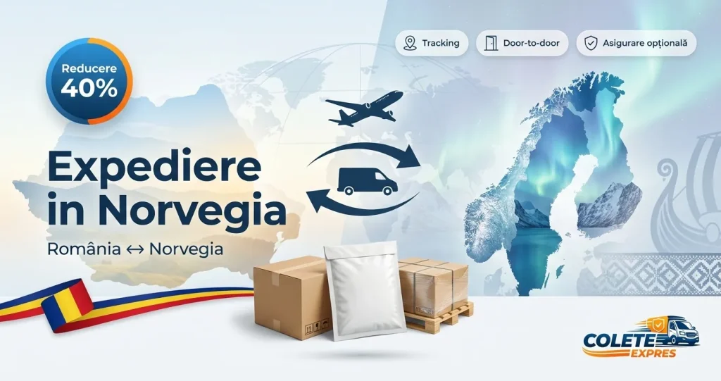 Banner Colete Expres pentru ruta Norvegia <-> Romania