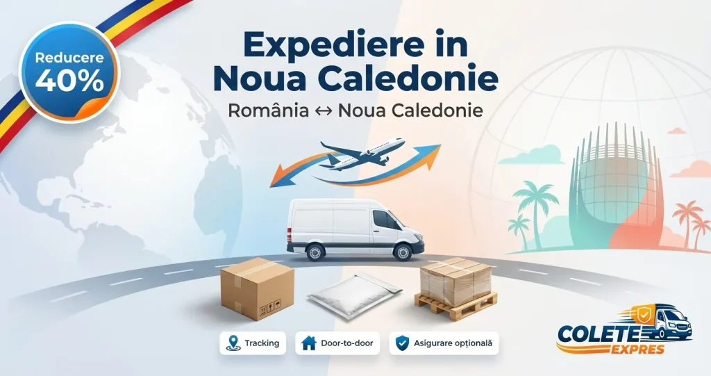 Banner Colete Expres pentru ruta Noua Caledonie <-> Romania