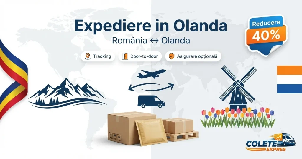 Banner Colete Expres pentru ruta Olanda <-> Romania