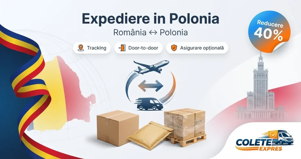 Banner Colete Expres pentru ruta Polonia <-> Romania