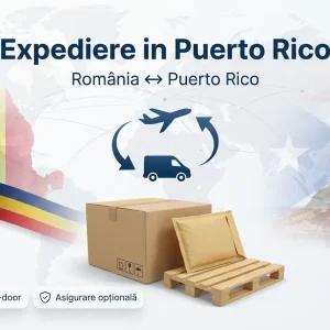 Banner Colete Expres pentru ruta Puerto Rico <-> Romania