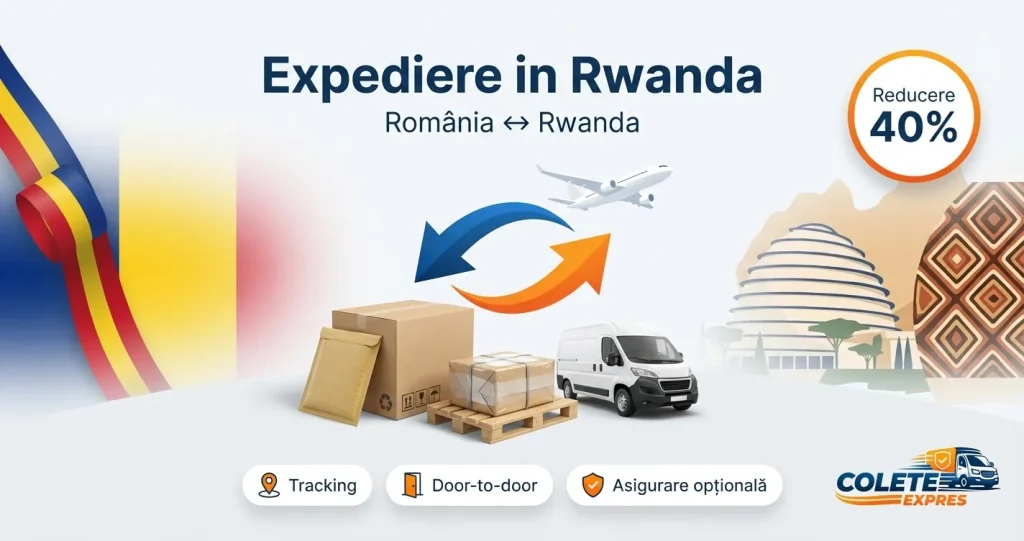 Banner Colete Expres pentru ruta Rwanda <-> Romania
