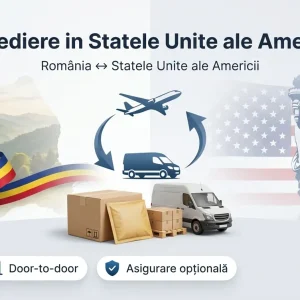 Banner Colete Expres pentru ruta Statele Unite ale Americii <-> Romania