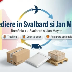 Banner Colete Expres pentru ruta Svalbard si Jan Mayen <-> Romania