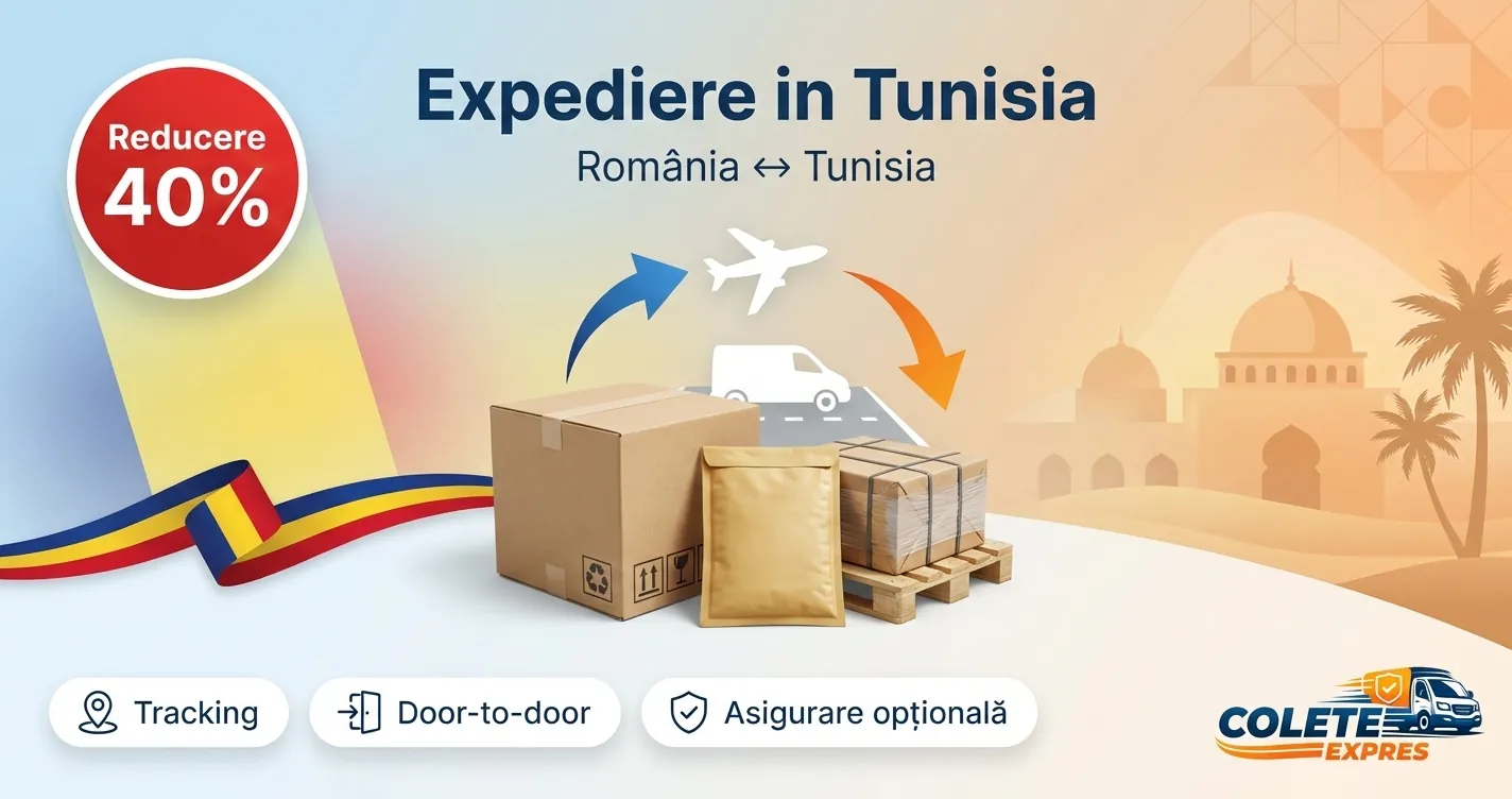 Banner Colete Expres pentru ruta Tunisia  Romania