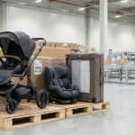 Echipamente pentru copii pregătite pentru expediere internațională prin curierat