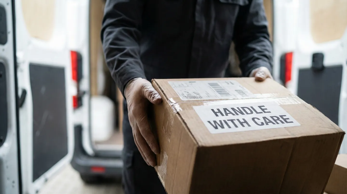 Etichetarea corectă a echipamentelor pentru copii pentru a asigura manipularea atentă de către curieri