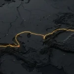 Hartă detaliată a Coridorului Mijlociu, evidențiind ruta China-Kazahstan-Caspică-Azerbaidjan-Georgia-România