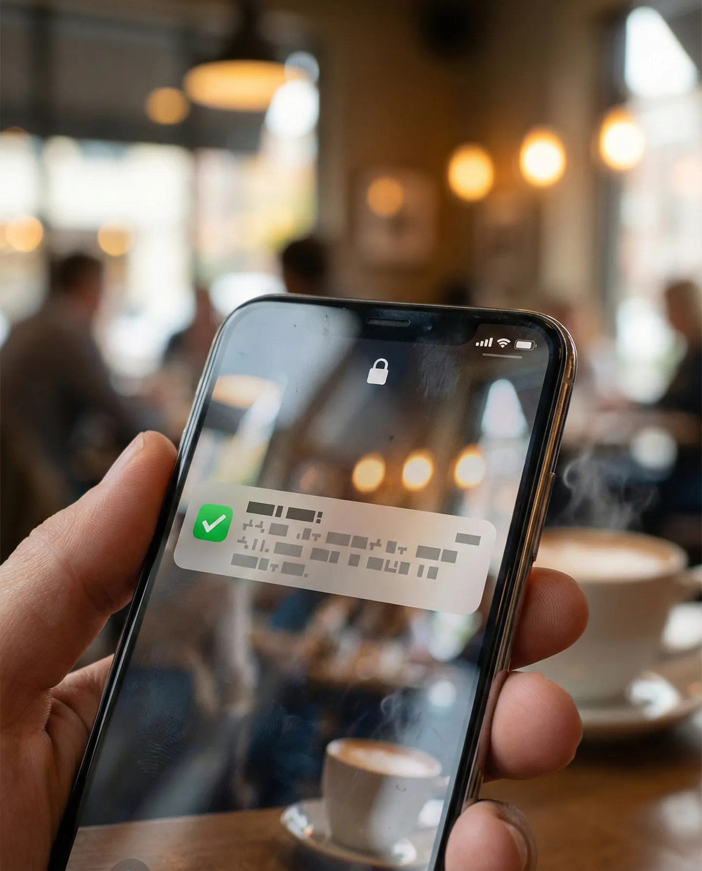 Notificare de rambursare a banilor primită pe telefon, finalizând procesul de retur