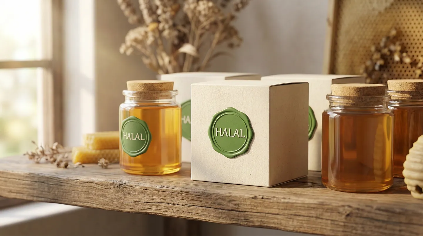 Produse premium certificate Halal cu sigla vizibilă, pregătite pentru export