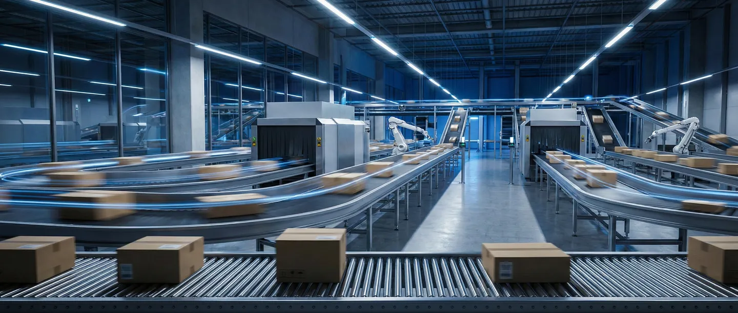 Sistem automatizat de sortare a coletelor pentru eficiență și viteză de livrare