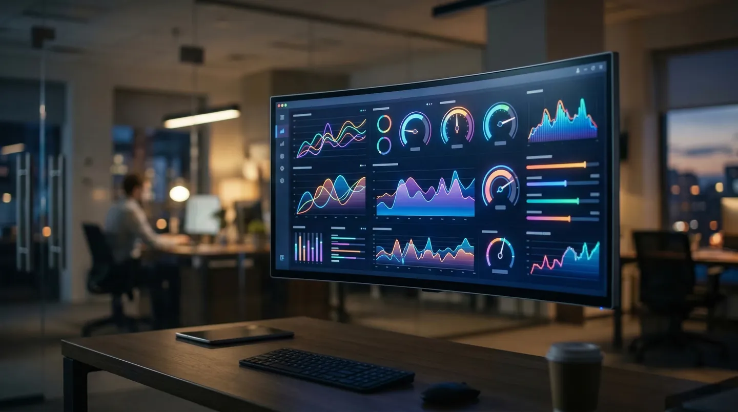 KPIs Logistici și Vămuire Digitală Dashboard de analytics logistic afișând indicatori cheie de performanță precum acuratețea codurilor HS și timpul de vămuire